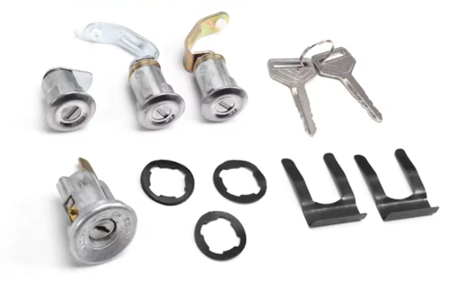 Kit de barillet complet (Contact, portes avant D/G, rservoir) A
